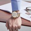 Business Men's Watch Fashionable Large Dial Luminous Quartz Watch Waterproof Steel Strap Men's Watch