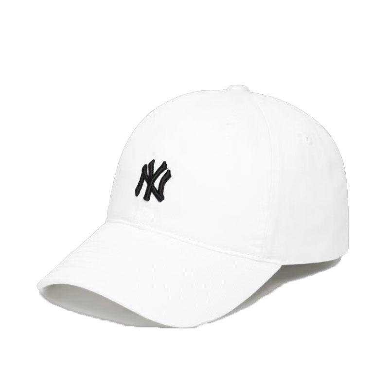 Korea MLB NY Yankees Verstellbare Baseballkappe, Unisex Softtop mit großem Logo und LA Duckbill-Design.
