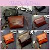 Striking Oiled Leather Shoulder Bag For Women In Brown