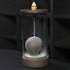 Windproof Lampshade LED Skull Ceramics Incenses Burners Waterfall Backflow Incenses Cones Holders for Home Decoration