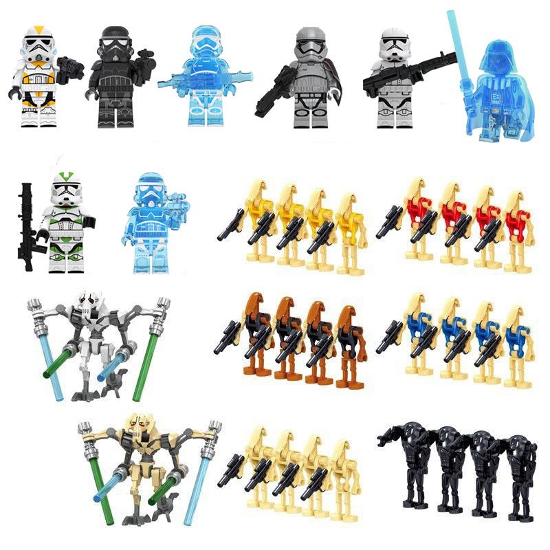 Star Battle Robot General Building Blocks Minifigure Kids Assembly Toy Figure War Series Poseable Joints Educational STEM Ages 6+ PYP
