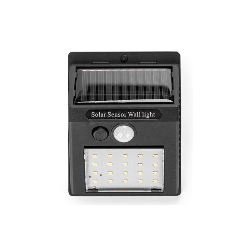 Уличный светодиодный настенный светильник на солнечной батарее с датчиком движения
