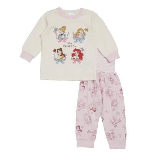 Disney Minnie Mouse Toddler Pajamas Set with Belly Warmer Band Cotton Size 80