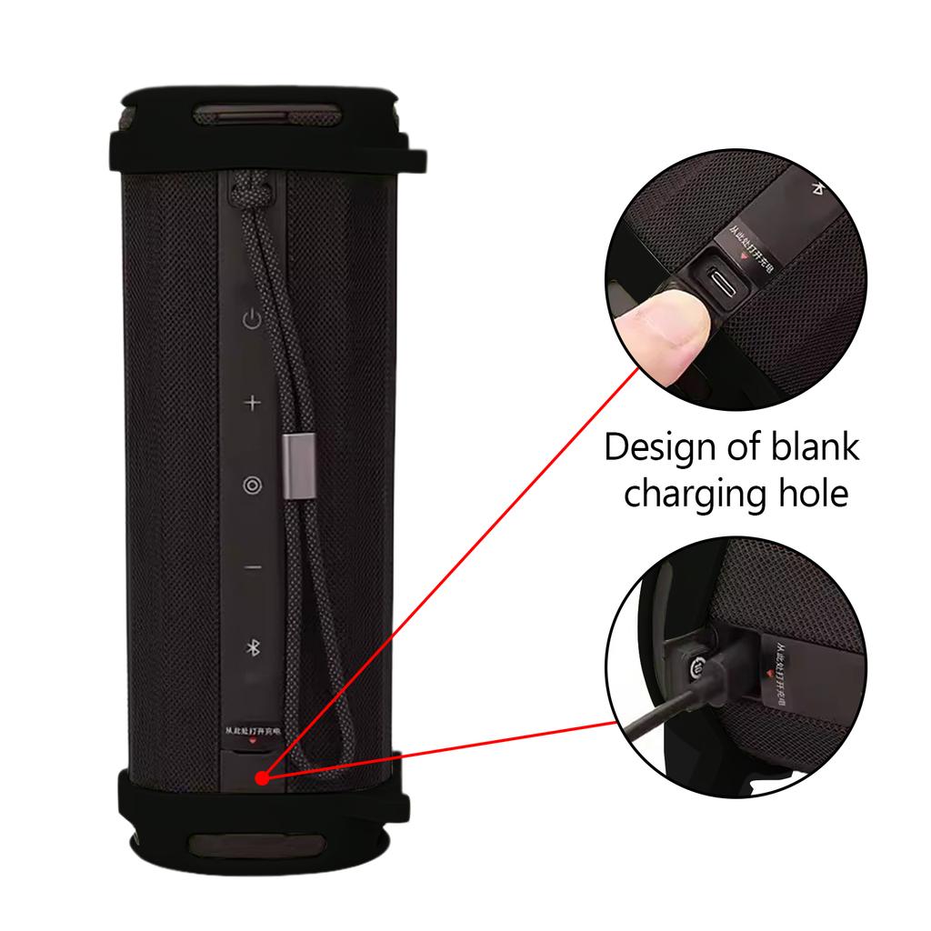 Silicone Speaker Protective Sleeve Waterproof Speaker Skin Cover Shockproofs AntiDrop Access for 14 Ultra