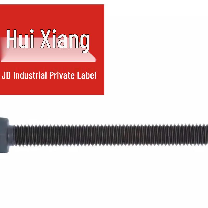 Black Alloy Steel DIN933 Hex Head Full Thread Bolt, 12.9 Grade