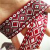 2M Colorful Jacquard Ribbon Trim Embroidered Lace Fabric Decoration Accessories