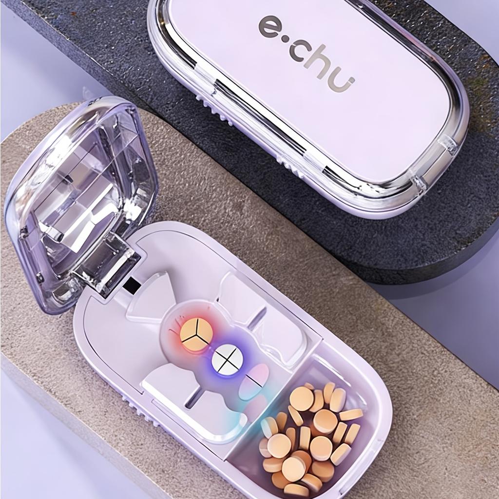 Portable Pill Cutter and Divider, Suitable for Small and Micro Tablets, Precisely Aligns Tablets, Accurately and Evenly Divides Into Half, Thirds