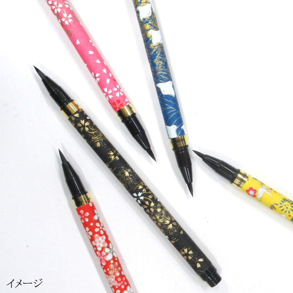 Akashiya Brush Pen 'Shin-Mohitsu Koto', Purple Barrel, SAW-500P-PLZ