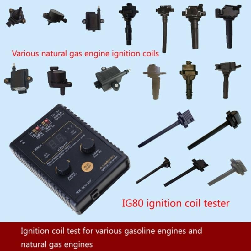 Professional Automotive Ignition Coil Tester with 98% Accuracy for Rapid Diagnosis of Gas and Natural Gas Vehicles Featu