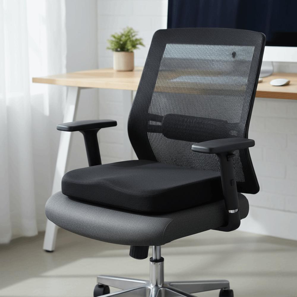 Breathable High Resilience Cushion Ergonomic Design Car Seat Cushion Tailbone Pillow Home Use