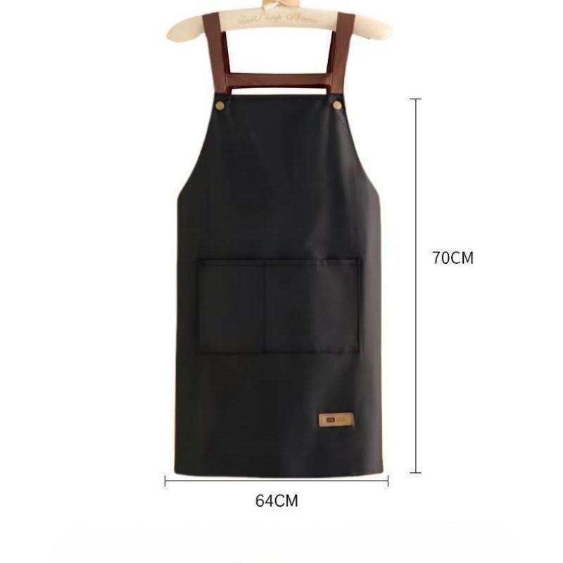 Waterproof and Oil-resistant Apron, Household Kitchen Work Clothes Apron