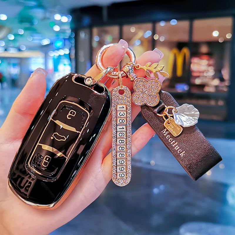 Styling Mouldings New TPU Car Remote Key Case Cover Protect Shell Bag For Geely Atlas Pro Tugella Boyue 2020 Azkarra FY11 Emgran