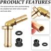 Engine Coolant Thermostat for Car Outlet Hose Connector,Car Thermostat Water Outlet Hose Connector Kit OEM#LR049990,Thermostats Automotive Compatible