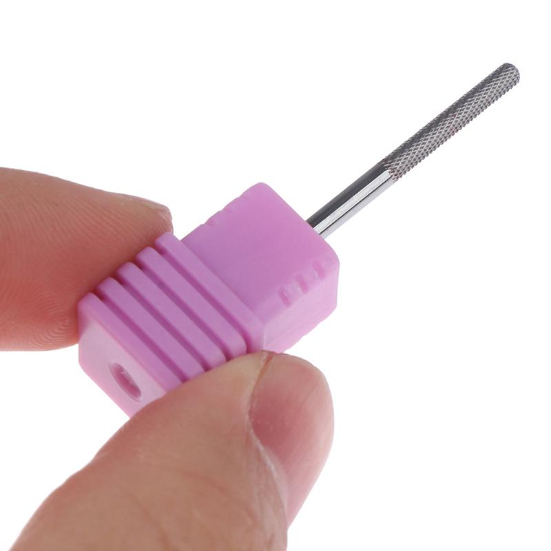 Tungsten Steel Nail Drill Bit Nail File Carbide Nozzle Gel Remover Nail Cleaner Millings Bit