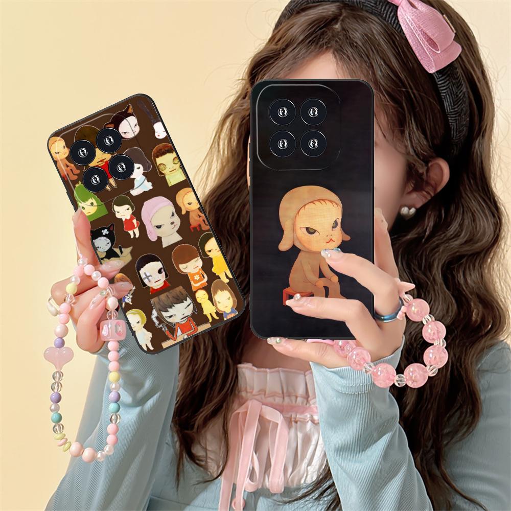 Anime Yoshitomo Nara Phone Case for Xiaomi 15 14 13 12 Mi 11 T Ultra Lite Pro S X 5G Colorful Printing Cover Smartphone Cover