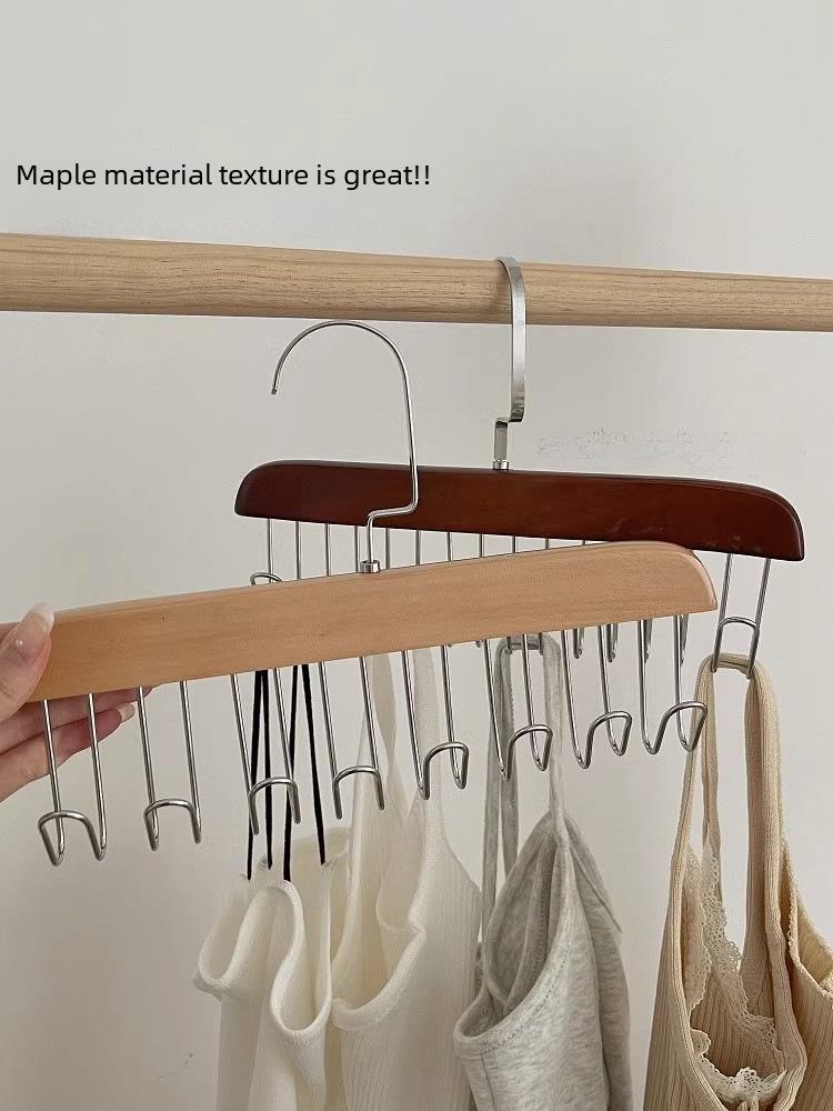 Wooden Multifunctional Clothes Rack for Underwear and Vests