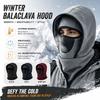 Fleece Lining Winter Balaclava Hat Thermal Insulation Face Neck Warmer Unisex Winter Outdoor Cap