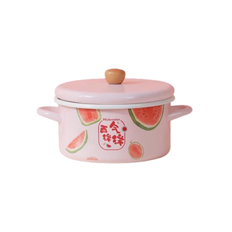 Chuda Huang Fruit Series Japanese Enamel Soup Pot