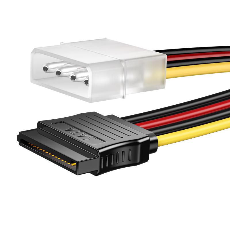 Samzhe SATA Power Adapter Cable (Large 4-pin to 15-pin)