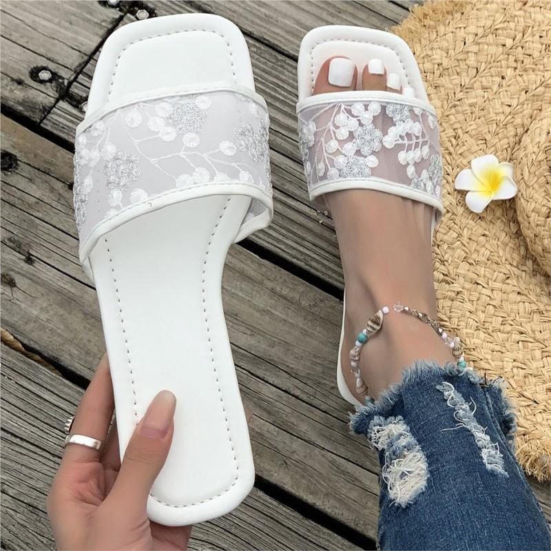 Fashion Summer Sandals Women Shoes Elegant Walking Shoes Outdoor Ladies Shoes Soft Sandals For Women Slides Slipper Female Footwear