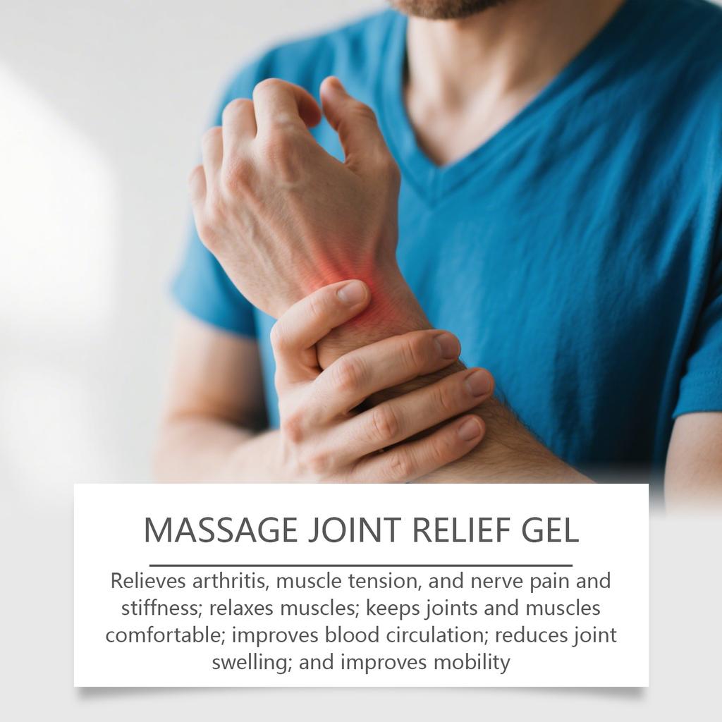 Massage Joint Relief Gel Pain Relief Gel Gel The Texture Is Light And Comfortable, Reducing Joint Discomfort