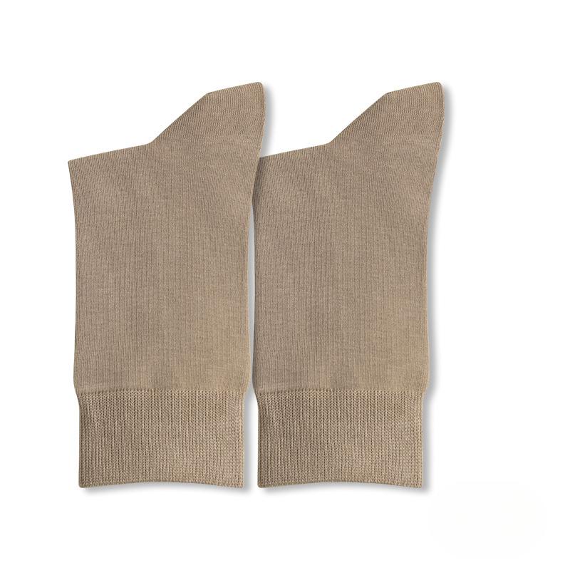 Cotton Socks Men's Antibacterial Cotton Four Seasons Mid-calf Cotton Socks Sweat Absorbent Breathable Black Spring and Summer Business Long Long Socks