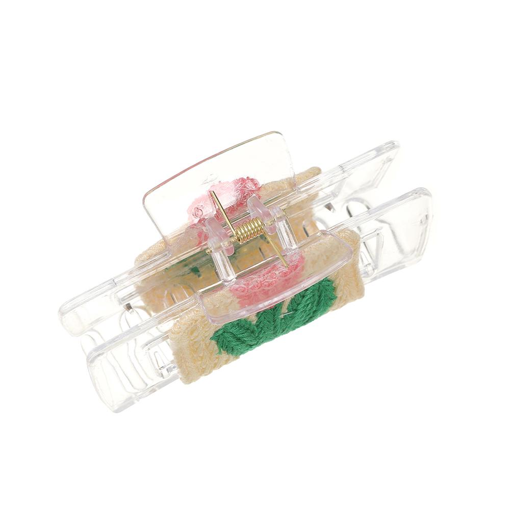 Knitted fabric flower mushroom Hair Clips Hairpin Fashion Hair Accessories Hair Claw For Women Girl