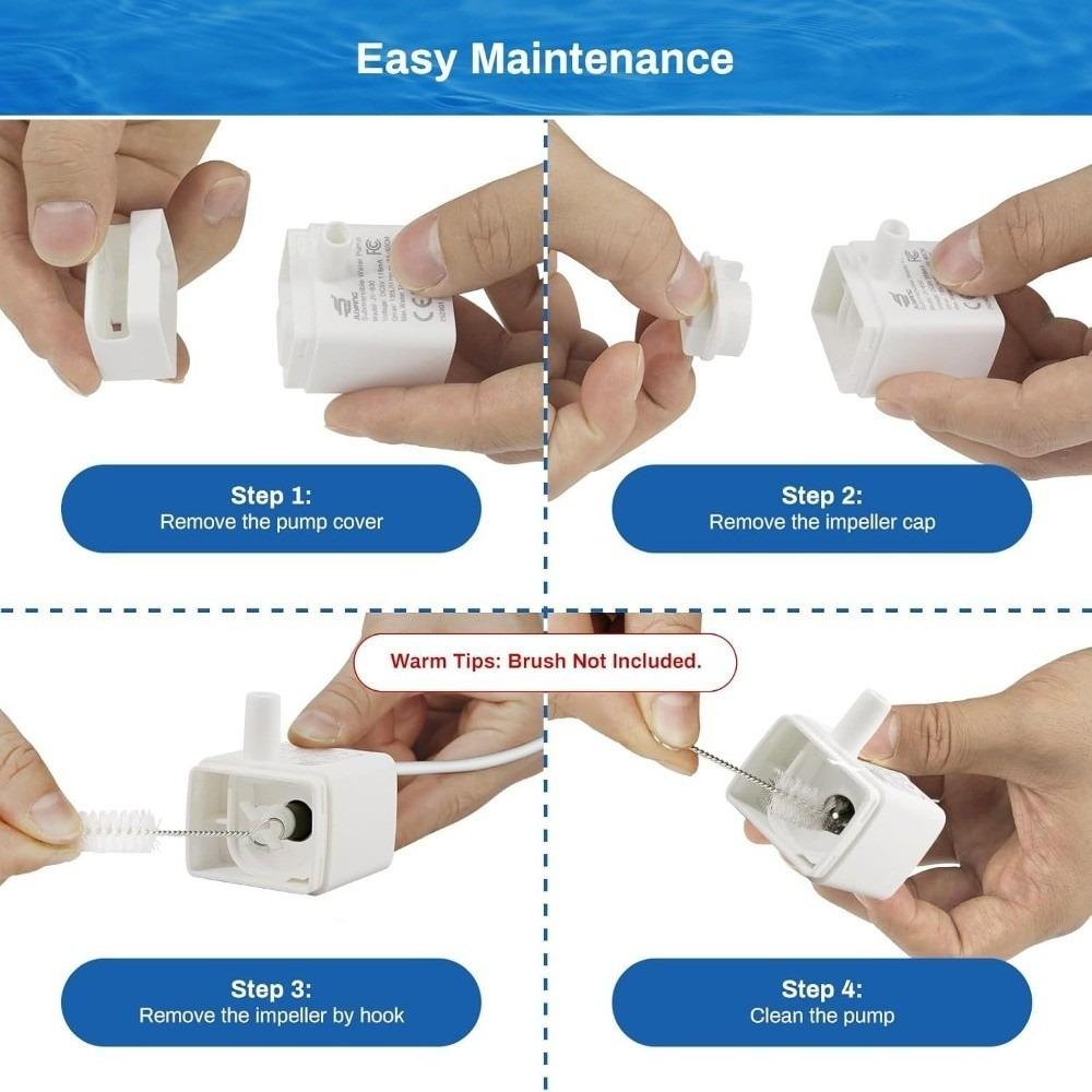 Pompa do fontanny dla kota DC 5V Wodoodporna IPX8 Pompa JY-830 Pompa wodna dla zwierząt Fontanna wodna dla psa