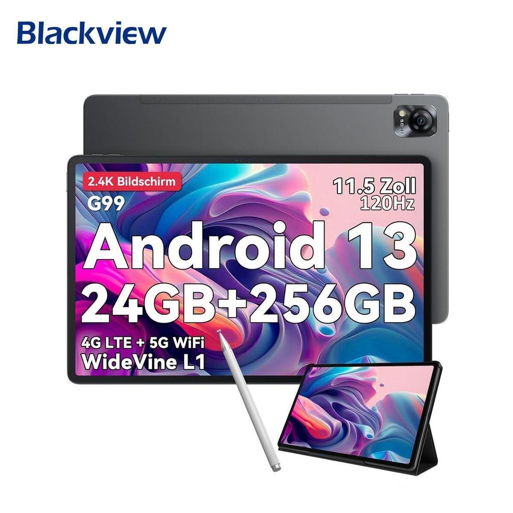 Blackview MEGA 1 11.5 Inch 8800mAh Android 13 Tablet 8GB/12GB RAM 256GB ROM Storage