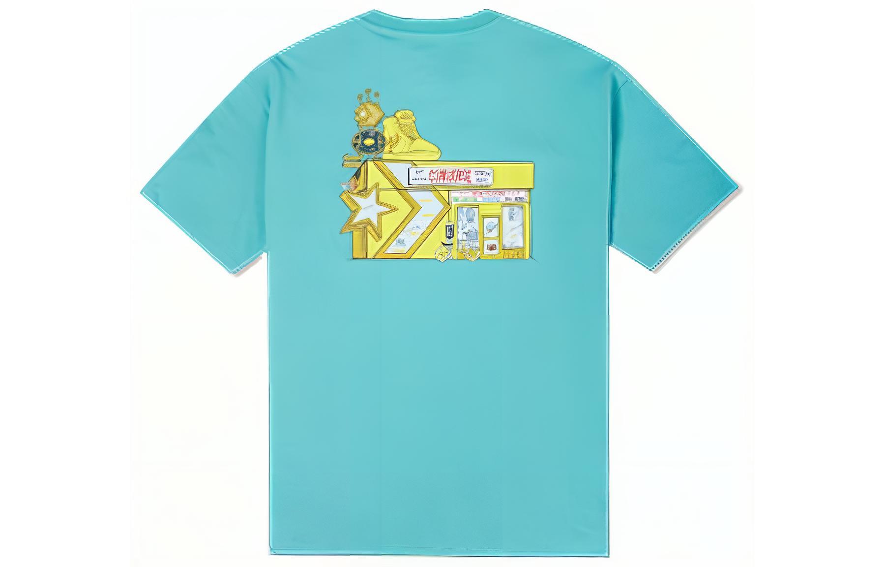 Converse T Shirt Men s Light Blue 10023258-A03 L