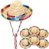 S-L Summer Pet Straw Hat Mexican Style Eco Friendly Cool Hat for Dogs and Cats Outdoor Sun Protection
