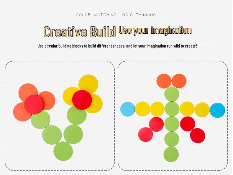 Colorful Educational Wooden Toy Jigsaw Puzzle for Toddlers and Kindergarten Table Games