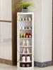 Rotate Open Metal Shoe Rack Creative Round Land Type Shoes Cabinet Storage Living Room Furniture Decor Porch Cabinet Home Decor