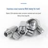 Mini Ball Valve 304 Stainless Steel, Internal/External Thread, 6/4 Points