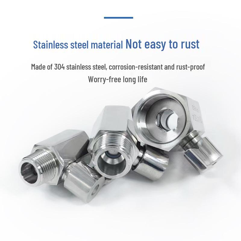 Mini Ball Valve 304 Stainless Steel, Internal/External Thread, 6/4 Points