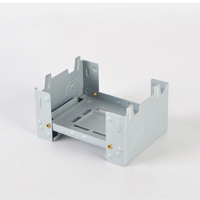 Portable Solid Fuel Stove, Collapsible Stove Alcohol Oven Burner Thickened Solid Alcohol Fuel Folding Stove Mini Camping Stove