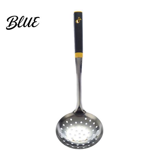 Durable Slotted Colander Spoon Stainless Steel Kitchen Utensil Spatula Ladle Turner Rice Spoon Cooking Tools for Home Heat-Resistant Soup