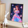 Disney 5D DIY All Diamond Art Painting Kit Enchanted Rose Butterflies Garden Home Decor Gift