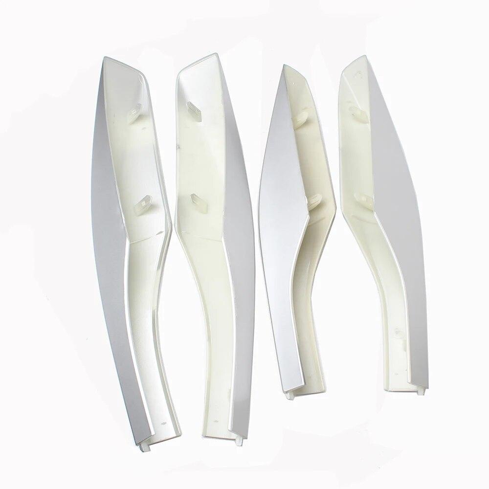 4PCS Silver ABS Roof Rack Bar Rail End Protection Cover Shell replace OEM 63493-48050 FOR Lexus RX350 RX450h 2010- 2014 2015