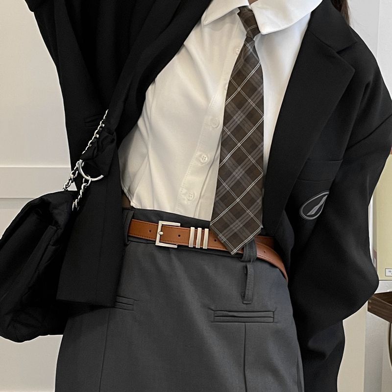 Elegant Black Womens Belt Timeless Simple Style Perfect For Everyday Fashion Needs