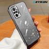 KEYSION Luxury Plating Glitter Phone Case for Redmi Note 10 10S 10 Pro 4G Transparent Soft TPU Shockproof Cover for Xiaomi POCO M5S