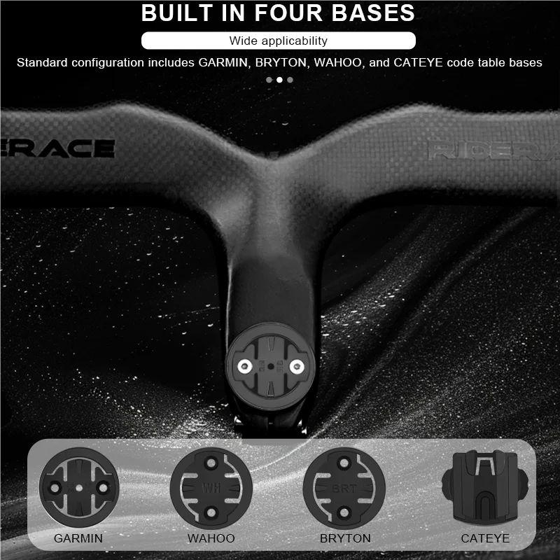 RIDERACE Fahrradcomputerhalter, Aluminiumlegierung, MTB-Fahrrad, Stoppuhr, Vorbau, obere Kappe, Halterung für Garmin GPS-Tachometer