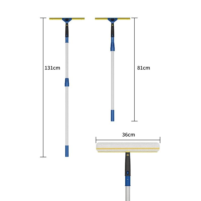 Pure Koper 35cm Glas Schraper | Roterende Glaswisser Voor Huis & Badkamer | Efficiënt Glasreinigingsgereedschap