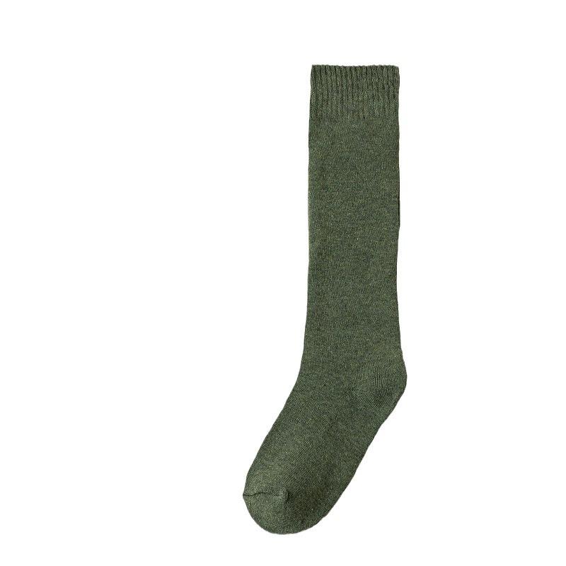 Thickened Velvet Warm Knee-High Compression Socks for Women - Slimming Long Winter Socks