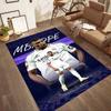 Mbappe 289 Floor Mat Perfect for Outdoor Playrooms Study room Foyer Anti-slip Rug Anime Office Decor Spiritual Gift