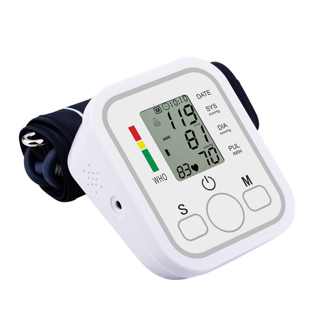 High Precision Home Use Fully Automatic Arm Blood Pressure Monitor with Voice Functionality