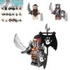 Premium 18pcs Lord Of The Rings Orcs Goblins Sauron Minifigures Building Blocks For Kids And Adults