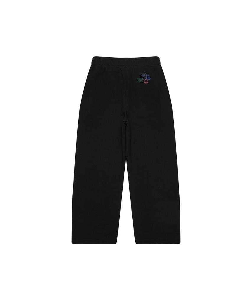 Gesison Signature Wide Sweatpants Women_Black