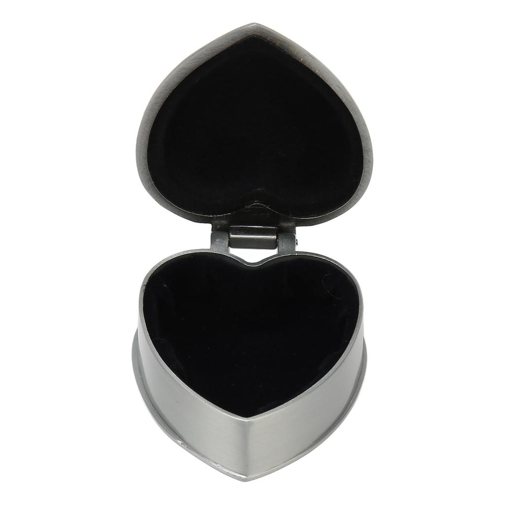 Zinc Alloy Heart Shape Jewelry Box Antique Heart Shape Rose Trinket Box Vintage Trinket Organizer