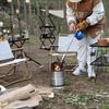 ZISIZ Stainless Steel Portable Wood Burning Stove